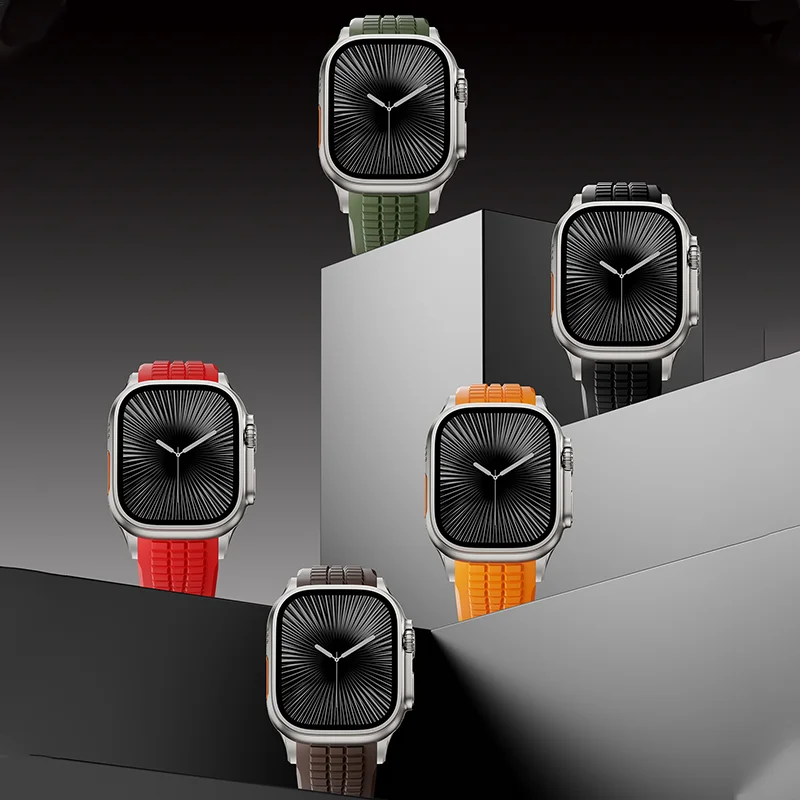 Zephyr Silicone Apple Watch Band