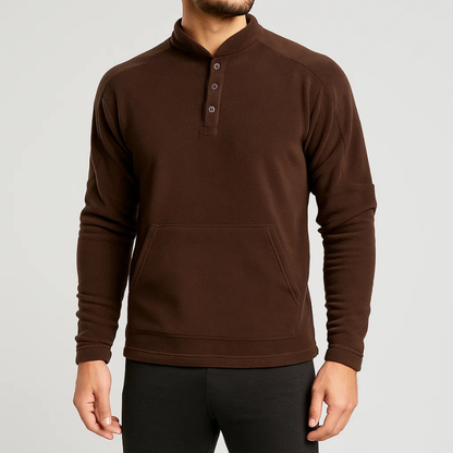 Preston Fleece Henley Pullover