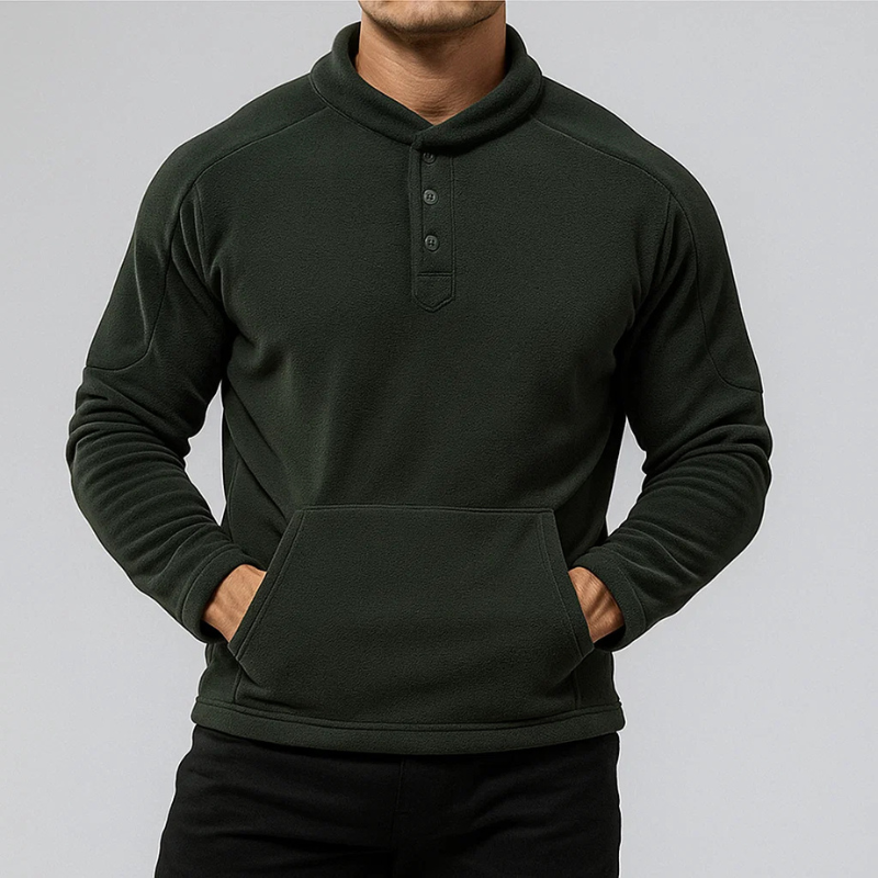 Preston Fleece Henley Pullover