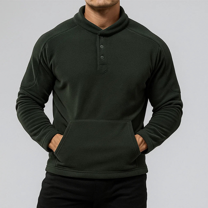Preston Fleece Henley Pullover