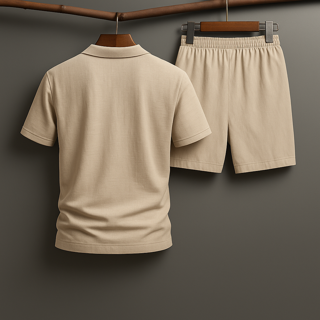Oslo Linen Polo Set