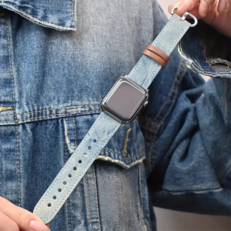 Classic Denim Apple Watch Band