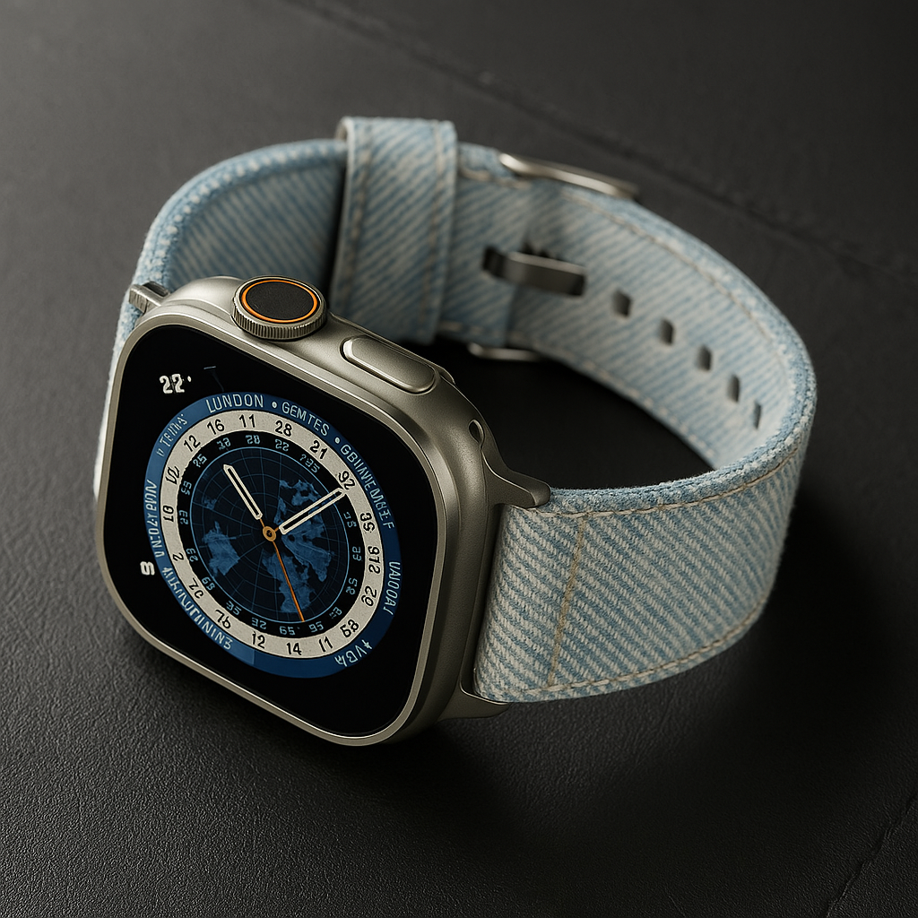 Classic Denim Apple Watch Band