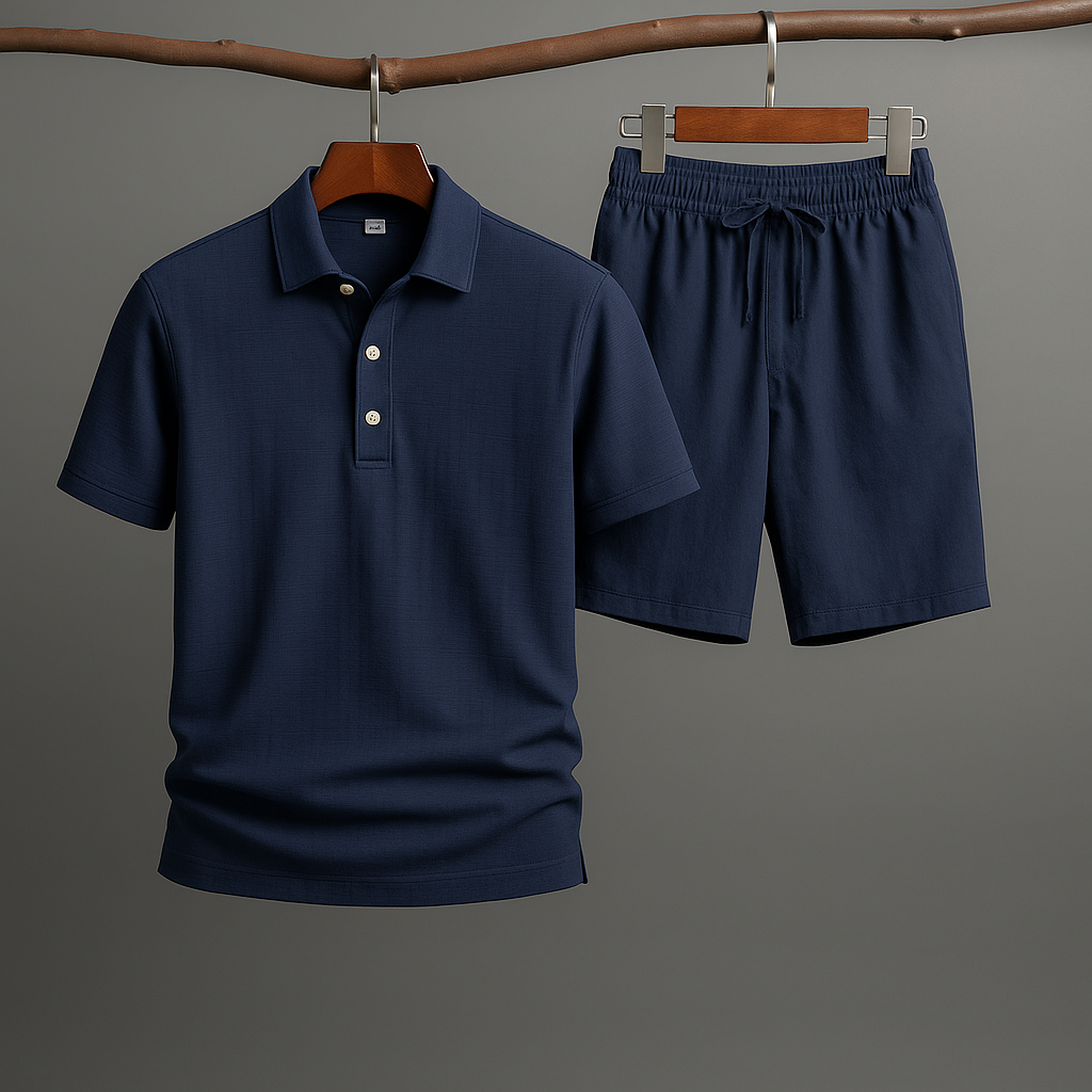 Oslo Linen Polo Set