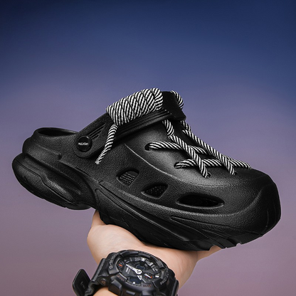 Zephyr Laced Clogs