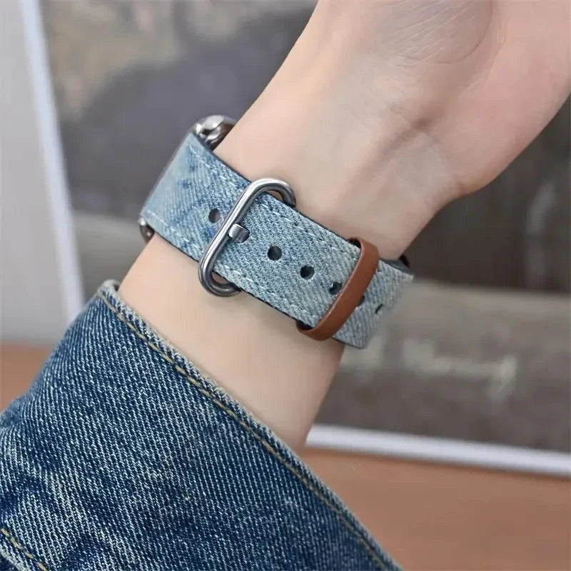 Classic Denim Apple Watch Band