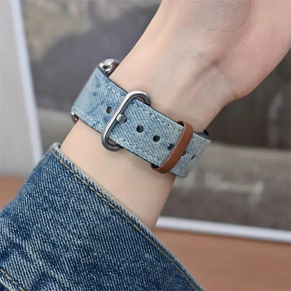 Classic Denim Apple Watch Band
