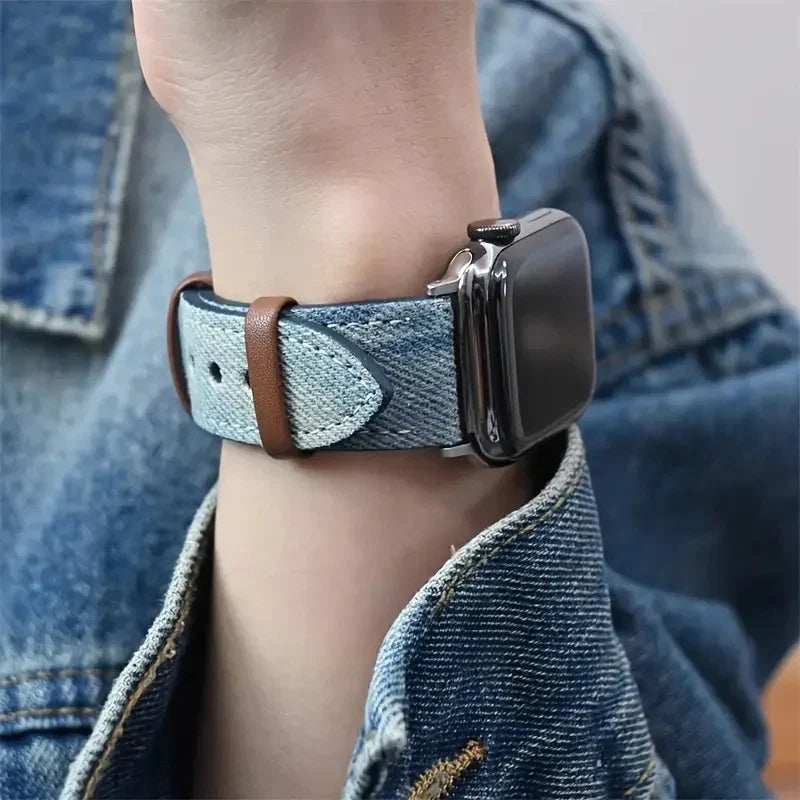 Classic Denim Apple Watch Band