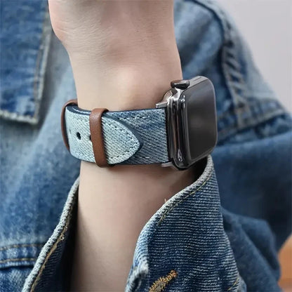 Classic Denim Apple Watch Band