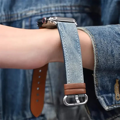Classic Denim Apple Watch Band