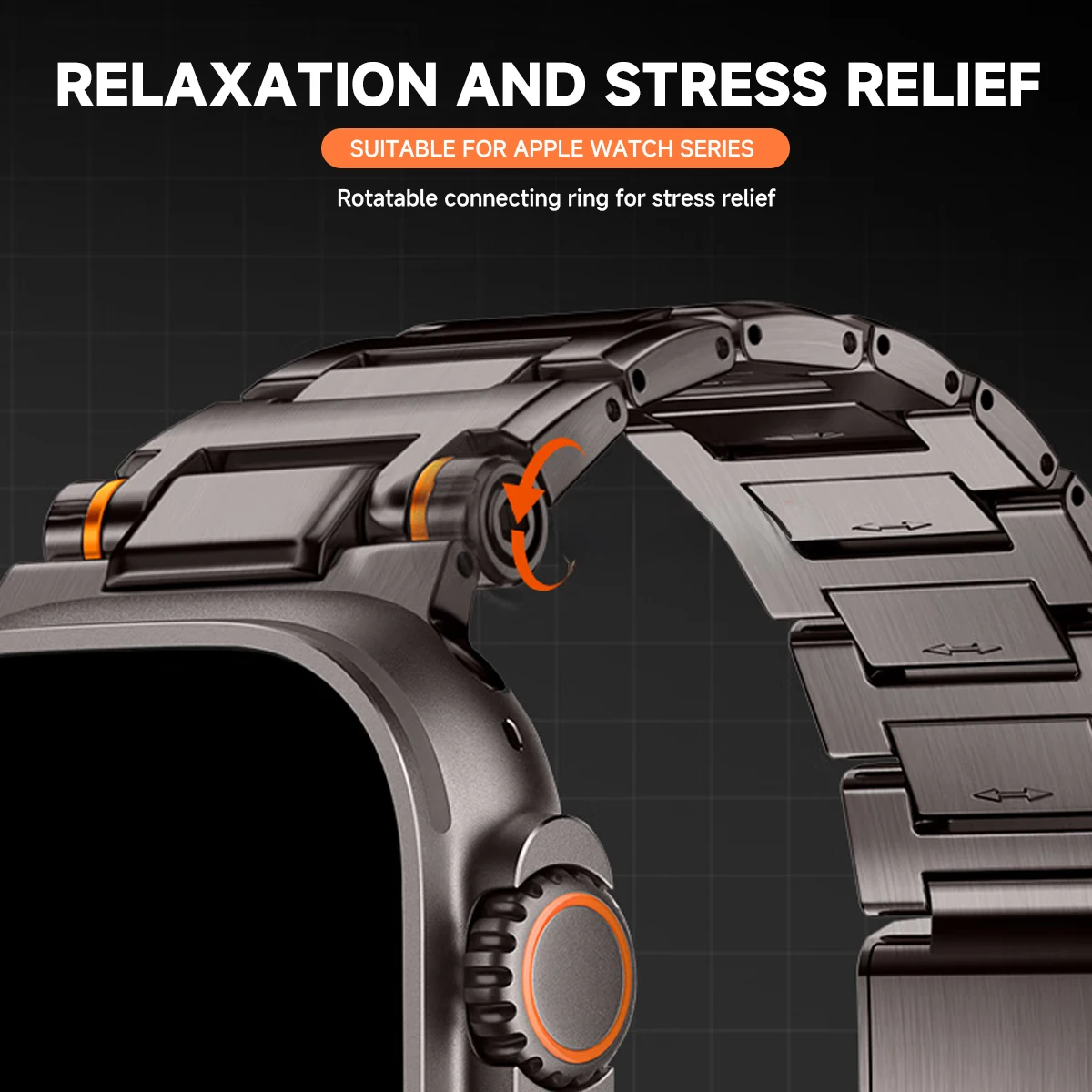 Polaris Stainless Steel Apple Watch Band