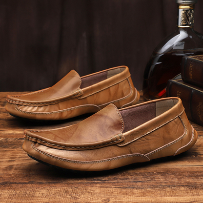 Veneto Italian Leather Loafers