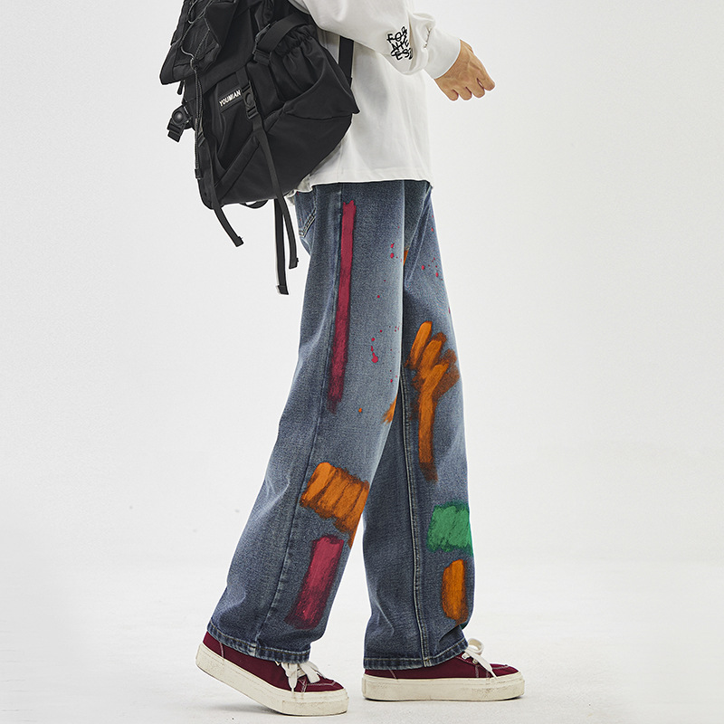 Tyga Spray-Painted Denims