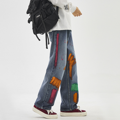 Tyga Spray-Painted Denims