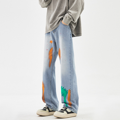 Tyga Spray-Painted Denims