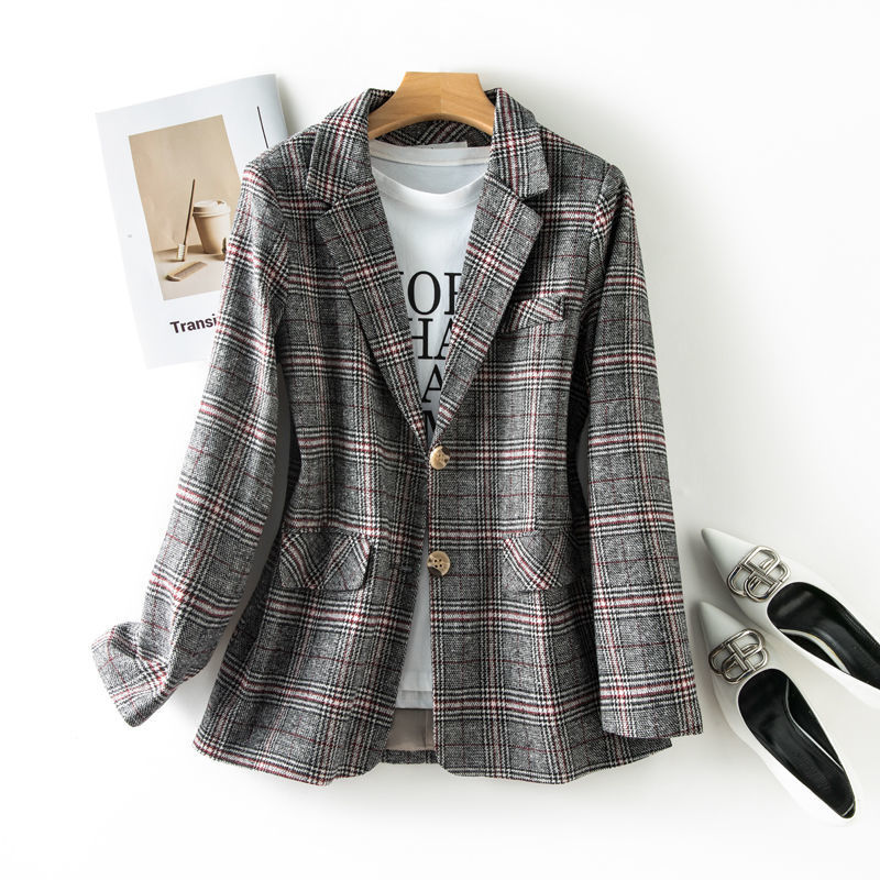 Serena Check Blazer
