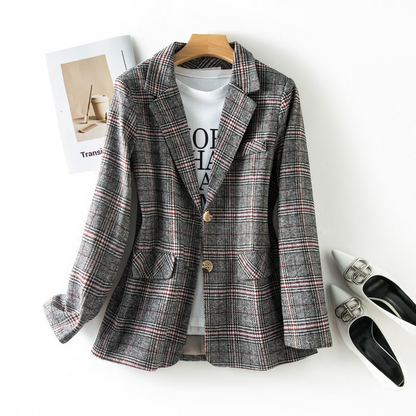 Serena Check Blazer