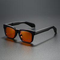 Black Frame Orange Lens