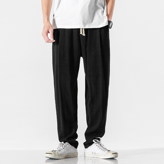 Nikolai Relaxed Linen Pants