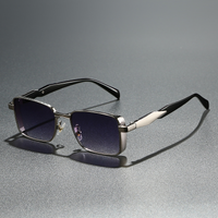 Silver Frame Gray Lens