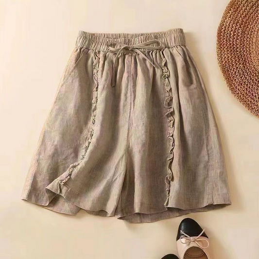 Petit Colette Cotton Linen Shorts