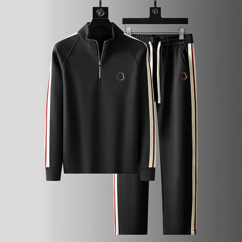 Hype Quarter-Zip Tracksuit Set