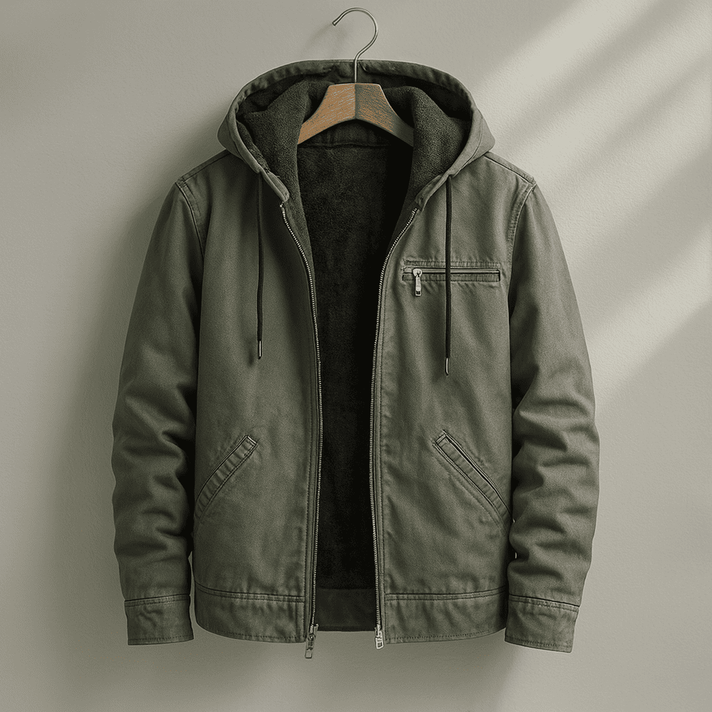 Men's Redwood Canvas Sherpa Jacket