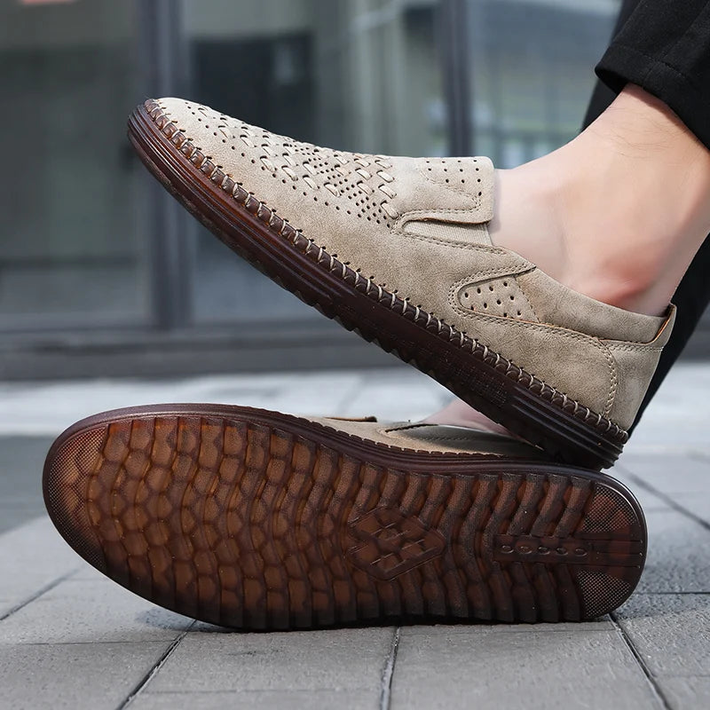 Men’s Rowan Handwoven Leather Loafers