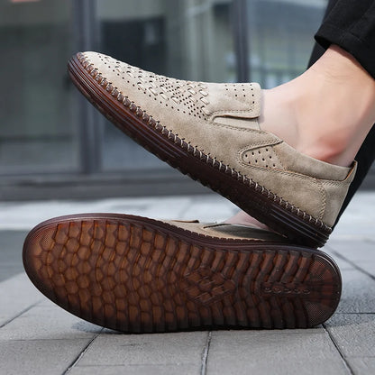 Men’s Rowan Handwoven Leather Loafers