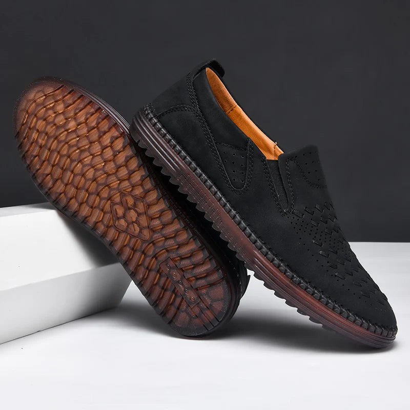 Men’s Rowan Handwoven Leather Loafers