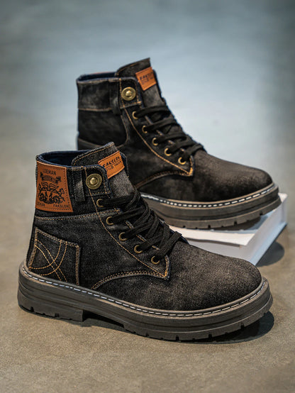 Men’s Rivington Denim High-Top Boots