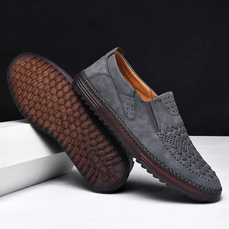 Men’s Rowan Handwoven Leather Loafers