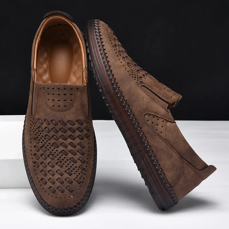 Men’s Rowan Handwoven Leather Loafers