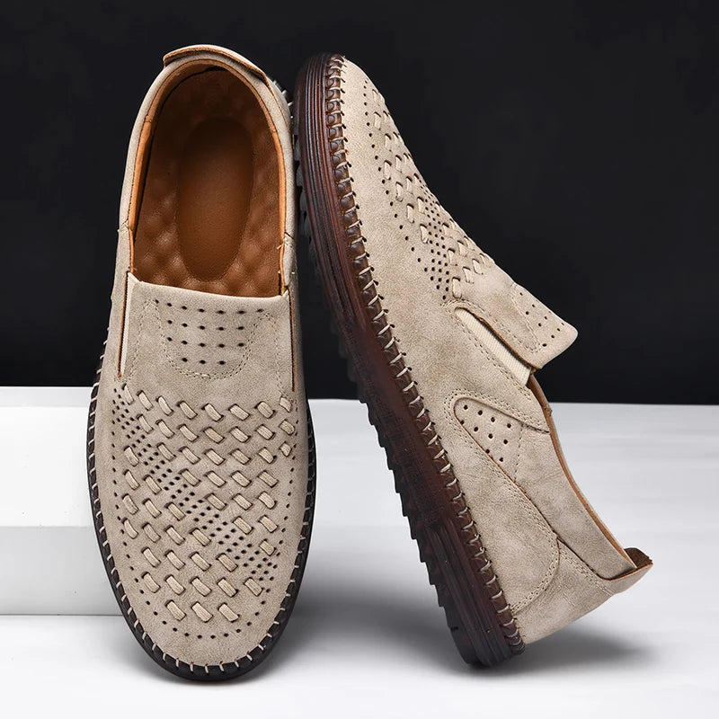 Men’s Rowan Handwoven Leather Loafers
