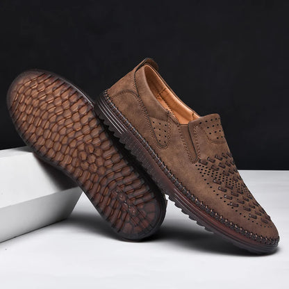 Men’s Rowan Handwoven Leather Loafers