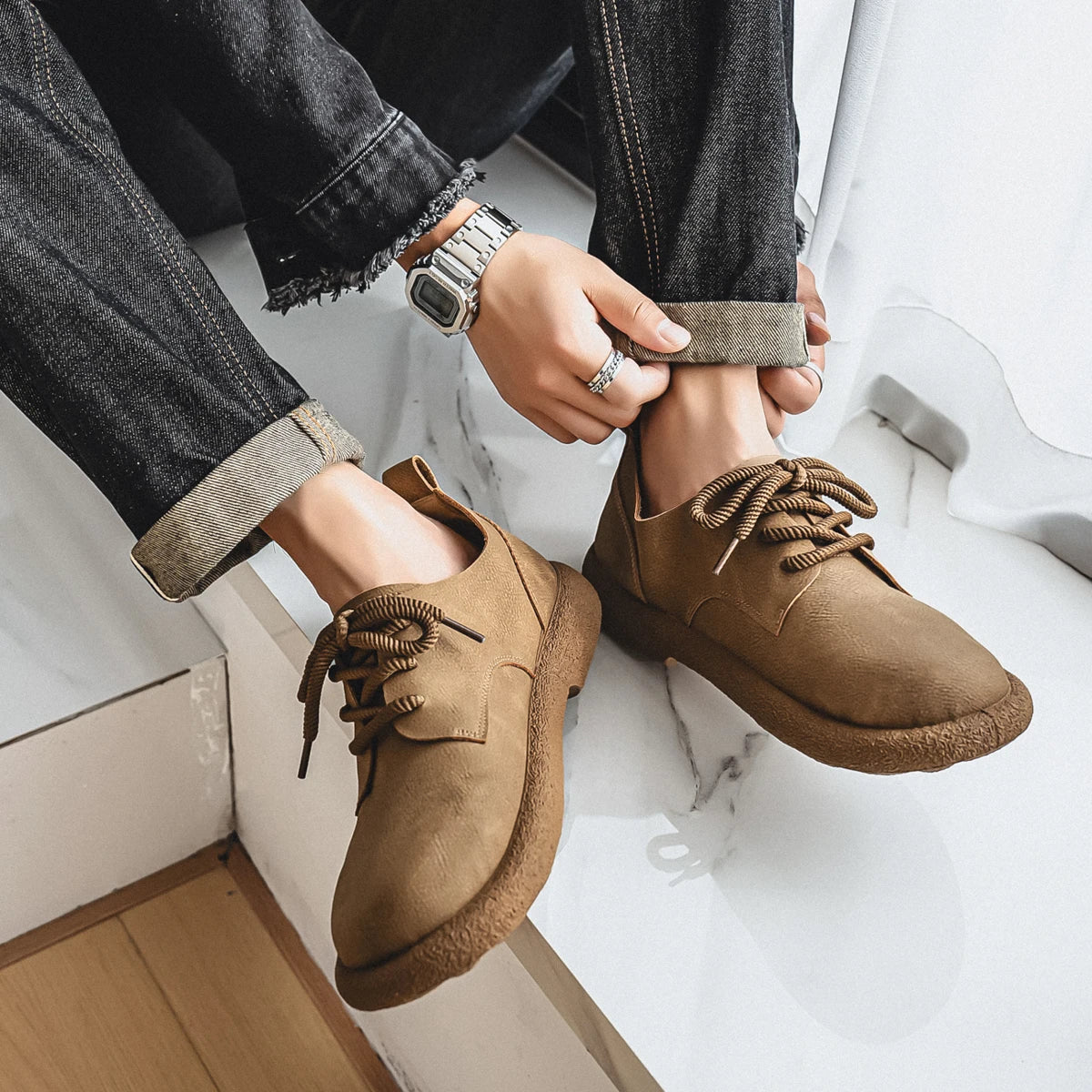 The Alder Craft Lace-Up Shoes