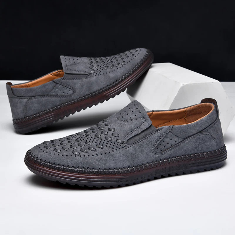 Men’s Rowan Handwoven Leather Loafers