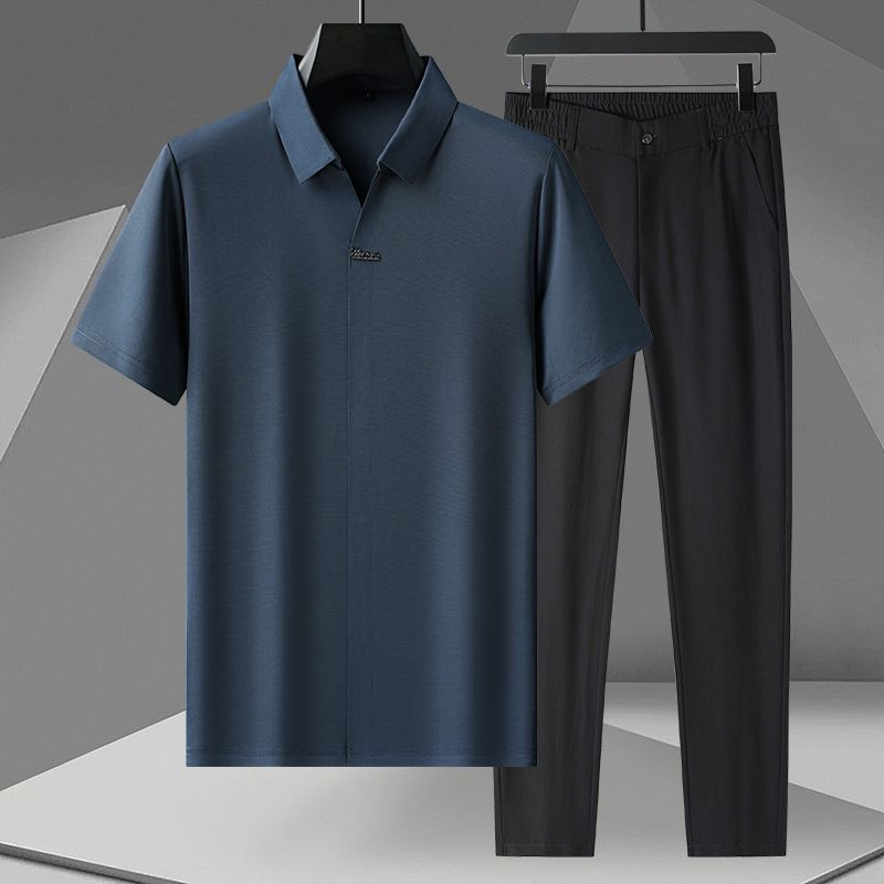Lusso Rayon Polo Set