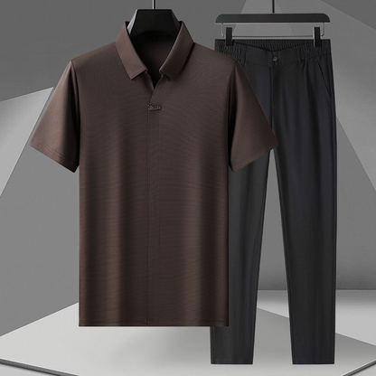 Lusso Rayon Polo Set