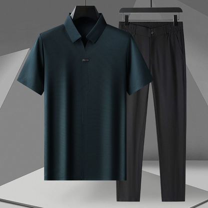 Lusso Rayon Polo Set