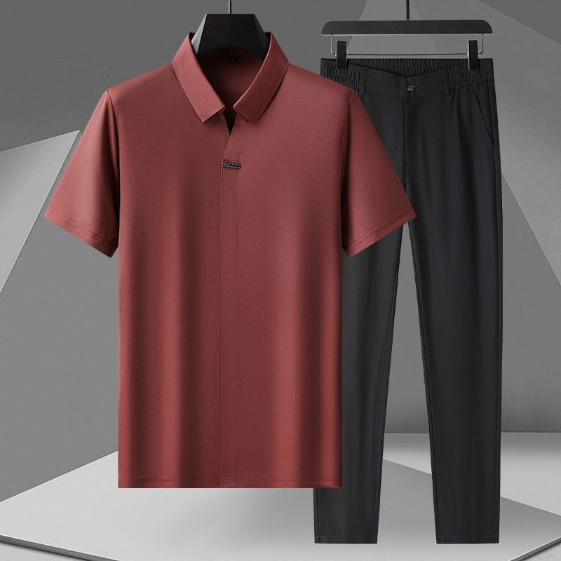 Lusso Rayon Polo Set