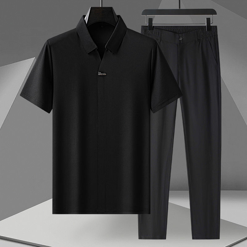 Lusso Rayon Polo Set