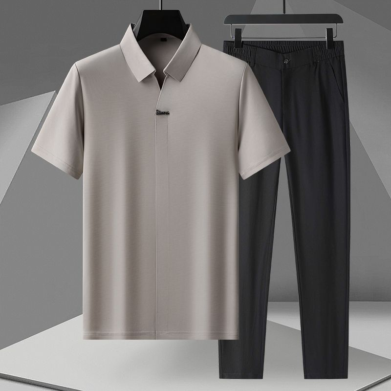 Lusso Rayon Polo Set
