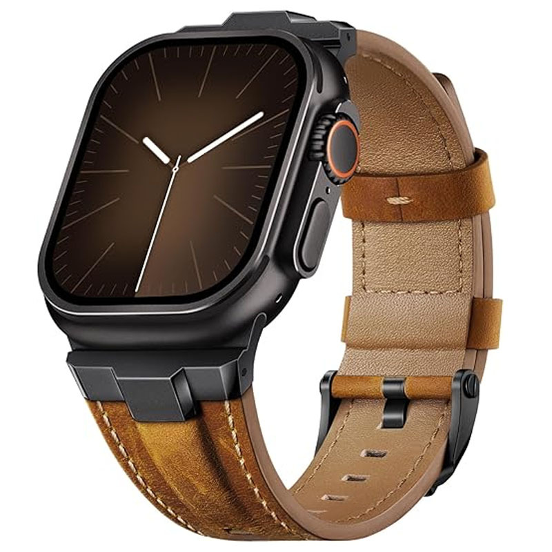 OnyxTouch Leather Apple Watch Band
