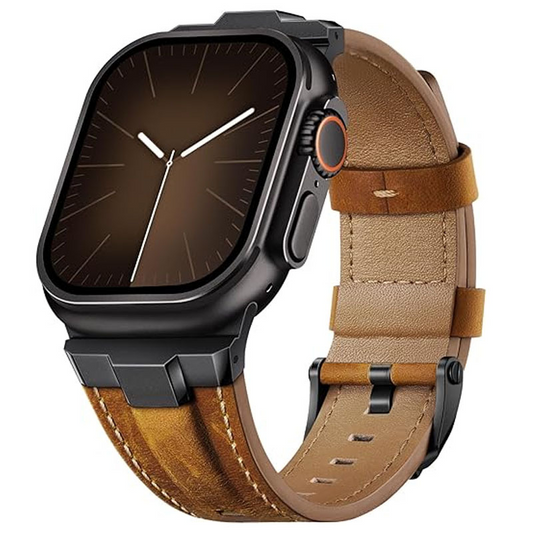 OnyxTouch Leather Apple Watch Band