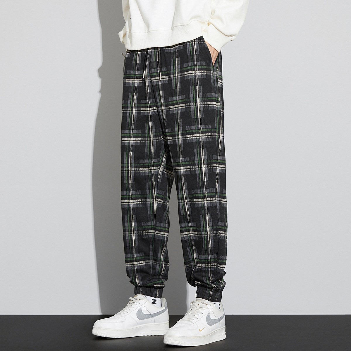Maddox Check Joggers