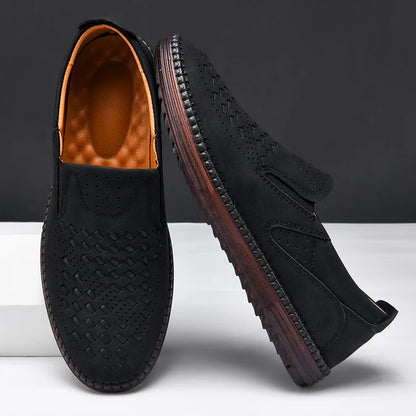 Men’s Rowan Handwoven Leather Loafers