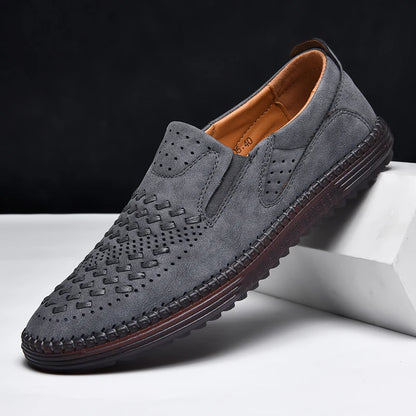 Men’s Rowan Handwoven Leather Loafers
