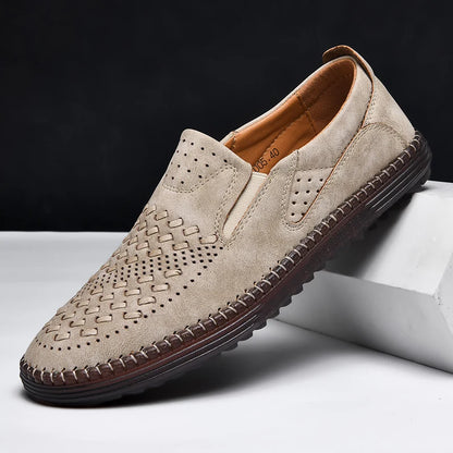 Men’s Rowan Handwoven Leather Loafers