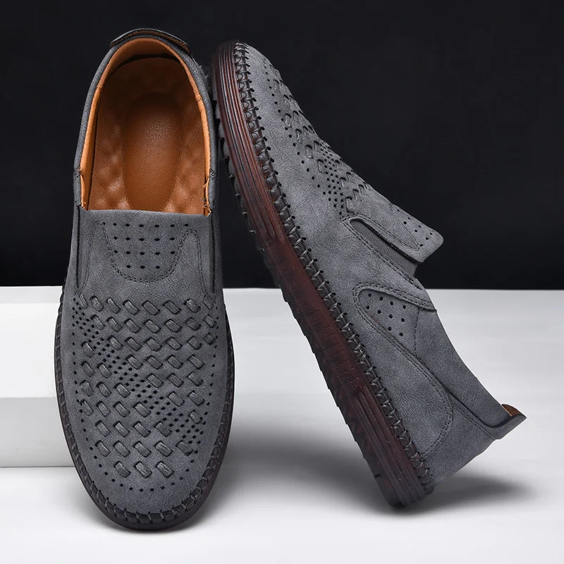 Men’s Rowan Handwoven Leather Loafers